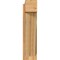 Ekena Millwork Traditional Block Rough Sawn Outlooker, Western Red Cedar, 8"W x 26"D x 32"H OUT08X26X32TRA05RWR - alternate 2